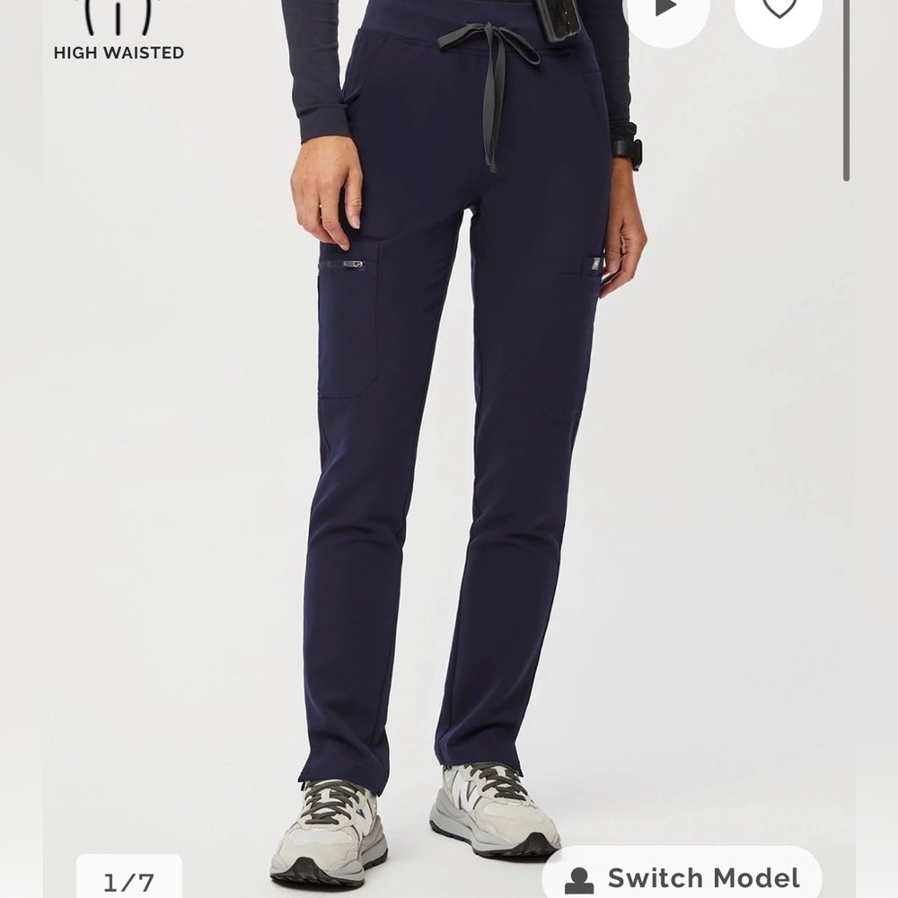 Figs high waisted yola skinny scrubs